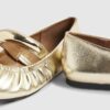 Gold Bangle Ballet Shoes