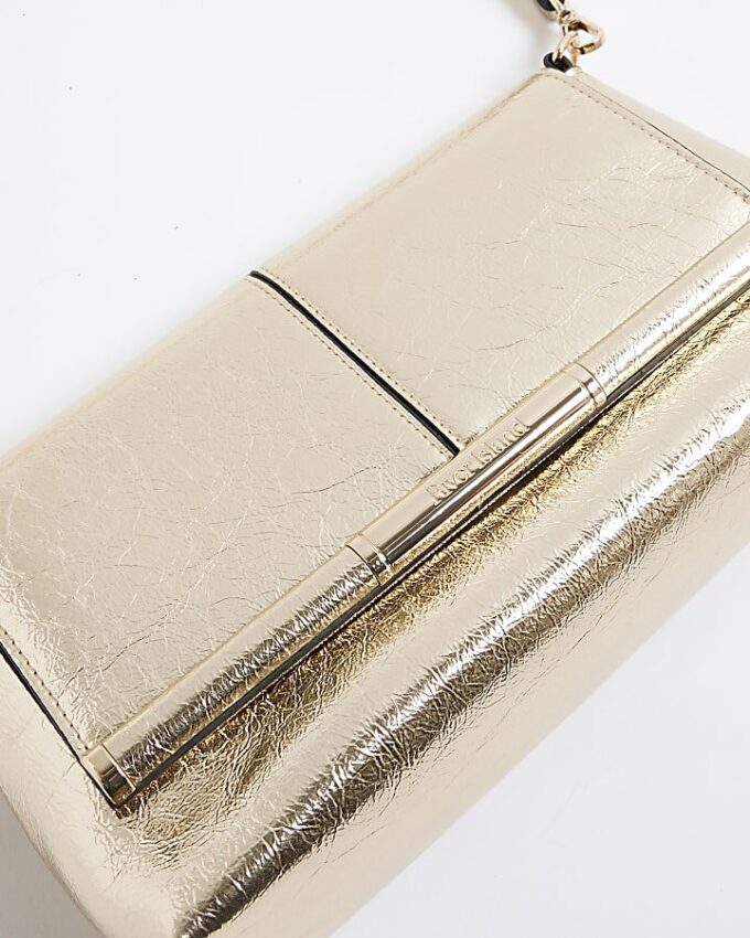 Gold Bar Front Clutch Bag