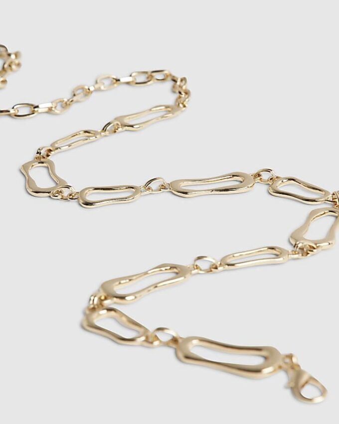 Gold Chain Tassel Belt