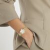 Gold Flower Face Watch