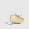 Gold Hard Shell Clutch Bag