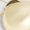 Gold Hard Shell Clutch Bag