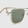 Gold Hexagon Sunglasses