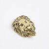 Gold Lion Brooch
