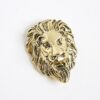 Gold Lion Brooch