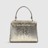 Gold Mini Cross Body Tote Bag
