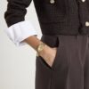 Gold Oval Watch