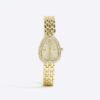 Gold Oval Watch