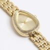 Gold Oval Watch