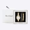 Gold Oval Watch And Bracelet Multipack