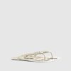 Gold Pearl Thong Jelly Flip Flops