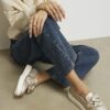 Gold Ring Twist Slip On Trainers