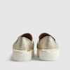 Gold Ring Twist Slip On Trainers
