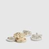 Gold Silver Metal Multi Pack Of 7 Rings