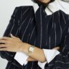 Gold Square Face Watch