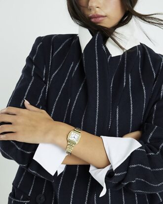 Gold Square Face Watch