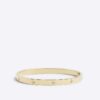 Gold Steel Circle Bangle