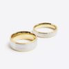 Gold Steel Rings Pack of 2