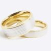 Gold Steel Rings Pack of 2