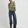 Green Crew Neck Jumper