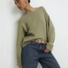 Green Crew Neck Jumper