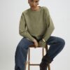 Green Crew Neck Jumper