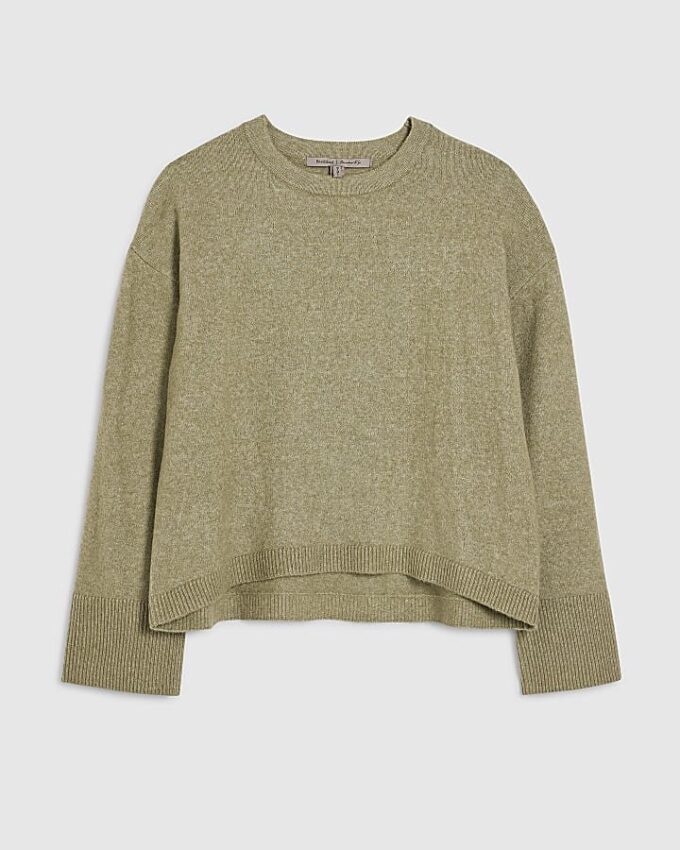 Green Crew Neck Jumper