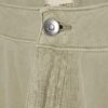 Green Denim Straight Leg Cargo Trousers