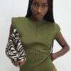 Green Fitted Knit Sleeveless Top