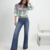Green Floral Print Shirt