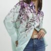 Green Floral Print Shirt
