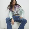 Green Floral Print Shirt