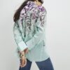 Green Floral Print Shirt