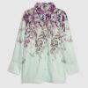 Green Floral Print Shirt
