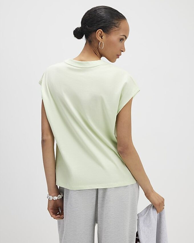 Green Grown On Sleeve T-Shirt