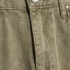 Green High Waisted Relaxed Straight Leg Jeans