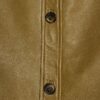 Green Leather Overshirt