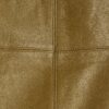 Green Leather Seam Detail Mini Skirt