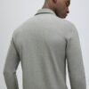 Green Muscle Fit Pique Shirt