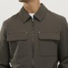 Green Muscle Fit Shacket