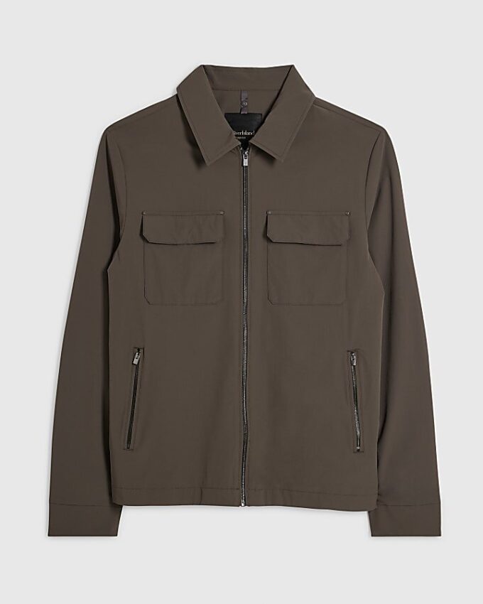 Green Muscle Fit Shacket