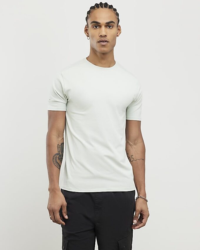 Green Muscle Fit T-Shirt