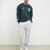 Green Oversized Fit Alpine Badging Sweatshirt