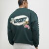 Green Oversized Fit Alpine Badging Sweatshirt