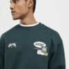 Green Oversized Fit Alpine Badging Sweatshirt