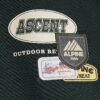 Green Oversized Fit Alpine Badging Sweatshirt