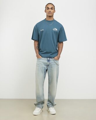 Green Oversized Fit Racing T-Shirt