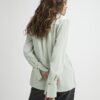 Green Satin Long Sleeve Slim Fit Shirt