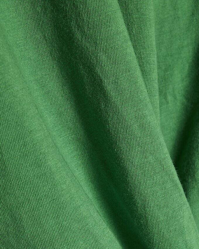 Green Short Sleeve Twist Front T-Shirt