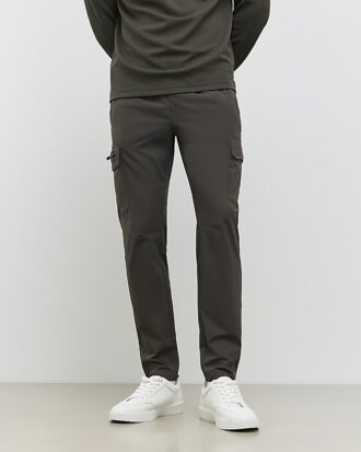 Green Skinny Fit Cargo Trosuers